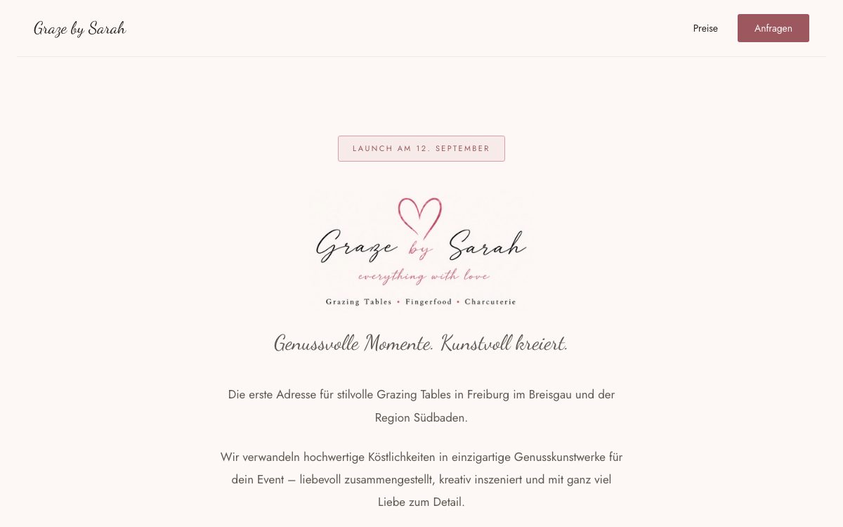 Startseite grazebysarah.de
