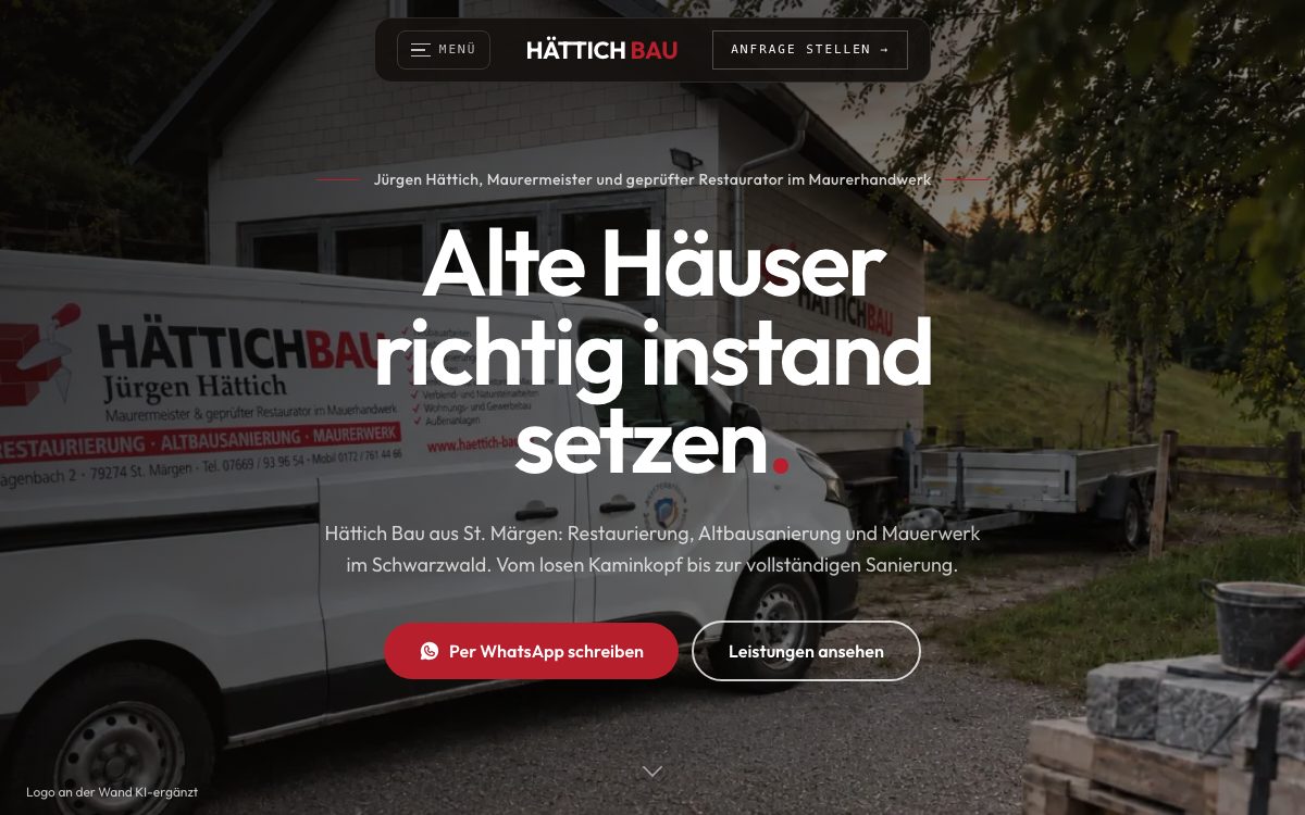 Startseite haettich-bau.de