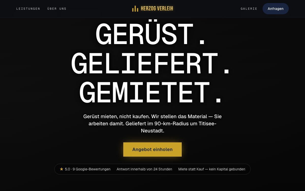 Startseite herzogverleih.de