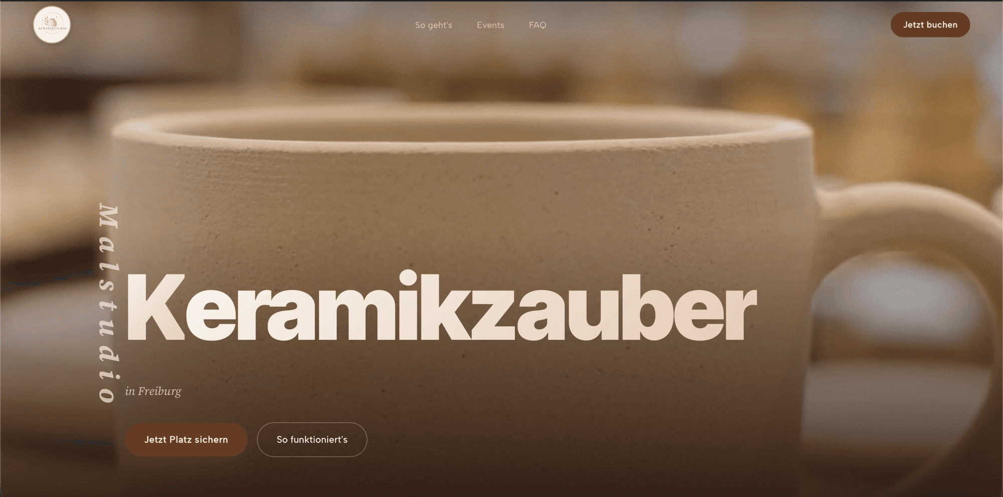 Website von Keramikzauber
