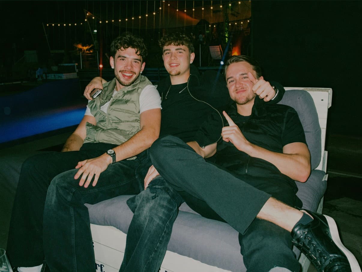 Anton Stieglitz, Tim Heitzmann und Felix Chilenko